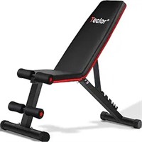 Teclor Adjustable Weight Bench - 700lb Stable