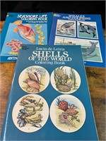 3 COLORING BOOKS FROM 1973-1983-1990