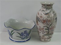 Asian Vase and Planter