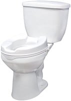Drive Medical Raised Toilet Seat Without Lid, 2",