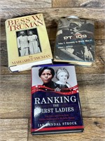 3 American First Lady & President Books