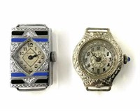 Lot of 2 Art Deco Ladies' Watches.