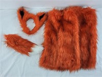 Fox costume incl. leg warmers and ears