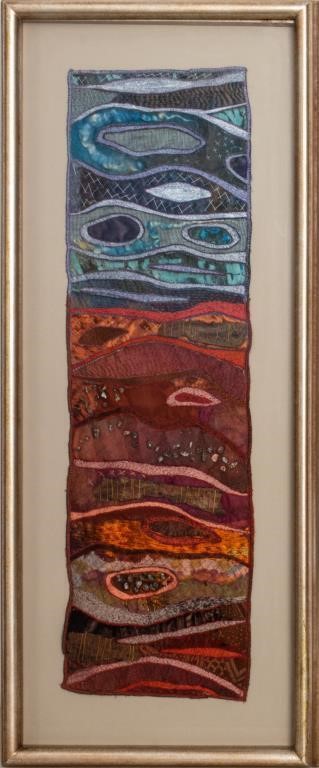 Abstract Mixed Media Textile Art