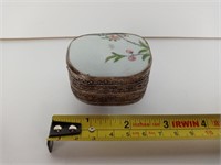 One of a Kind Antique Porcelain Trinket Box