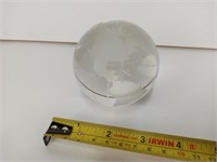Glass Globe Paper Weight