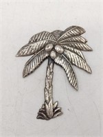 Sterling Silver Marked Palm Tree TW: 7.3g