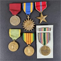 U.S. Military Service Medals (6)