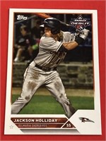 Topps Debut Jackson Holliday Rookie Card