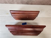2 Small Floating Wall Shelves