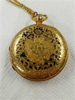 Gold tone watch, presented by Col. George Gallup