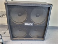 Crate 4x12 speakers and cabinet