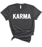 New, XL, Karma T-Shirt, Men Women Unisex Shirt,