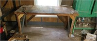 6' work bench with vice.