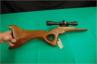 Wooden Scope Stock W/ Trekker Scope