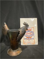 ROOSTER VASE AND VALLEY CREAM FLOUR SACK