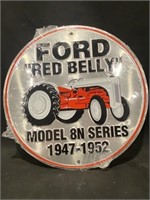 FORD "RED BELLY” TRACTOR SIGN