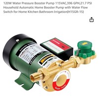 120W Water Pressure Booster Pump