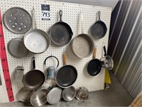 Asst Cookware, Cast Pans, etc.