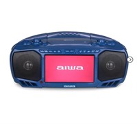 Aiwa Portable Streaming Media Boombox Speaker with
