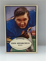 1953 Bowman #75 John Kreamcheck "Chicago Bears"