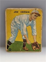 1933 Goudey Gum Joe Cronin #189 *PAPER LOSS