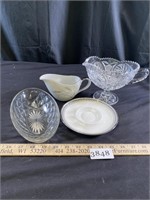 Vintage Mikasa Plate & Gravy Boat & More