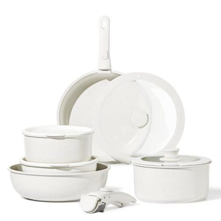 CAROTE 11pcs Pots and Pans Set, Nonstick Cookware