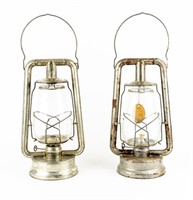 Pair of Vintage Dietz Hy-Lo Lanterns
