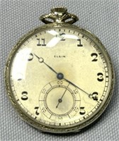 17J Elgin Men's Pocket Watch See Photos for