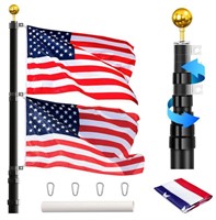 25 FT Heavy Duty Telescoping Flag pole - NEW