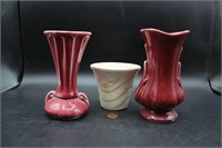 Trio of Mid-Century Ceramic Vases