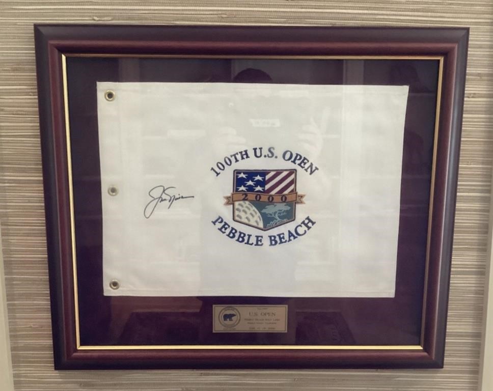 Autographed Jack Nicklaus golf collectible