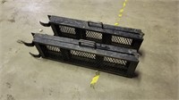 Pair of steel foldable ATV ramps