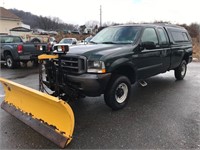 2002 Ford F250 4x4 with Fisher Snowplow