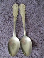 47 Virginia USA spoons with eagle on top
