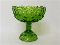 Smith Glass Moon & Stars Cupped Compote