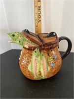 Fishing Basket Tea Pot