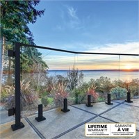 Peak MountainView Glass Deck Railing Post