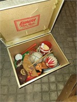 Vintage  Box Filled With Toys