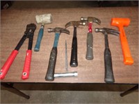 Hammers and bolt cutters