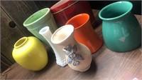 (7) Decorative Vases