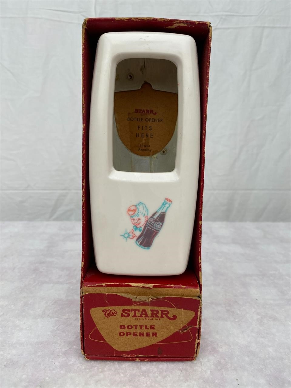 Vtg NOS STARR Coca-Cola Bottle Opener Cap Catcher