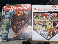 Assorted vintage sports magazines