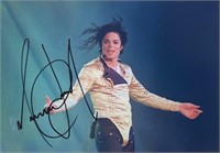 Autograph COA Michael Jackson Photo