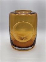 1970'S SCHOTT ZWIESEL ART GLASS VASE - GERMANY