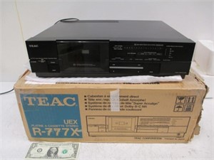 TEAC R-777X Stereo Cassette Deck in Box -