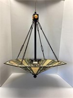 Dale Tiffany, Inc. Stained Glass Ceiling Light