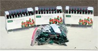 4 Sets 2-Toned Red Green 35 Light Sets 3 New