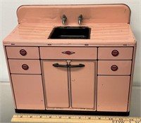 50's Tin Toy Play Sink See Photos for Details